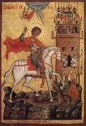 unknow artist Saint George Slaying the Dragon Spain oil painting reproduction